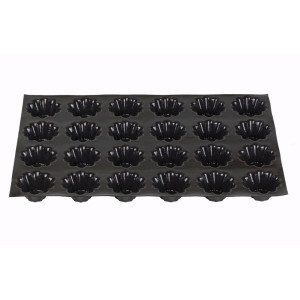 Moule Silicone 24 Brioches Cannelées 6,6 cm x H 2,4 cm Flexipan Moule Silicone 24 Brioches Cannelées 6,6 cm x H 2,4 cm Flexipan