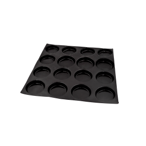 Moule Silicone 24 Brioches Lisses 8 cm x H 1,5 cm Flexipan Moule Silicone 24 Brioches Lisses 8 cm x H 1,5 cm Flexipan