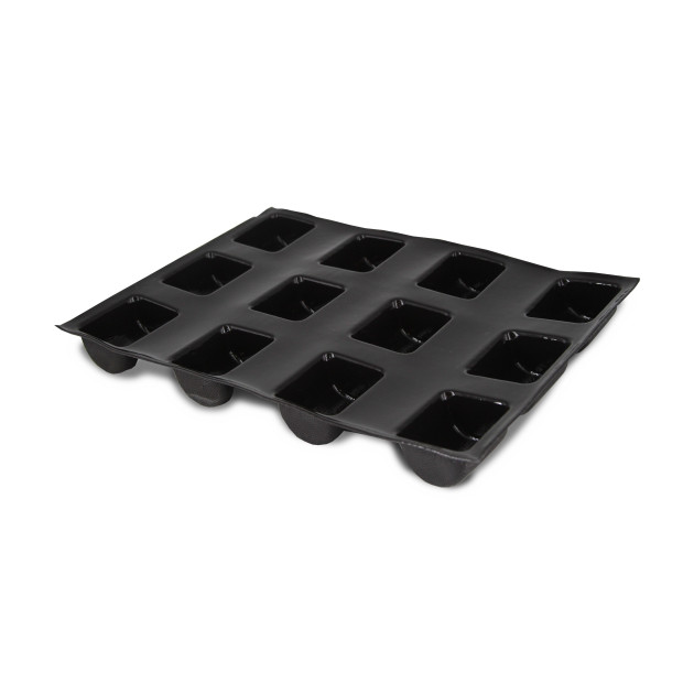 Moule Silicone 24 Bûchettes 9.5 x 4 cm Flexipan