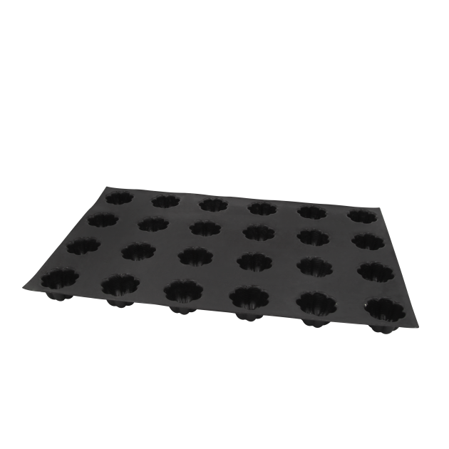 Moule Silicone 24 Charlottes 6.2 cm x H 3.5 cm Flexipan