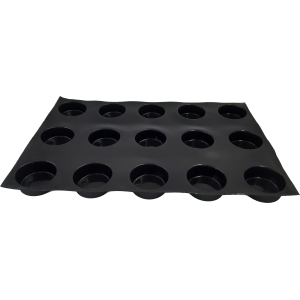 Moule Silicone 15 Cylindres 8,2 cm x H 3 cm Flexipan Moule Silicone 15 Cylindres 8,2 cm x H 3 cm Flexipan