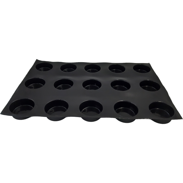 Moule Silicone 15 Cylindres 8.3 cm x H 3 cm Flexipan