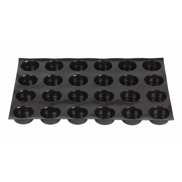 Moule Silicone 24 Cylindres 6,3 cm x H 2.5 cm Flexipan