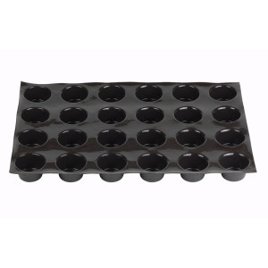 Moule Silicone 24 Muffins 8 cm x H 3,5 cm Flexipan Moule Silicone 24 Muffins 8 cm x H 3,5 cm Flexipan
