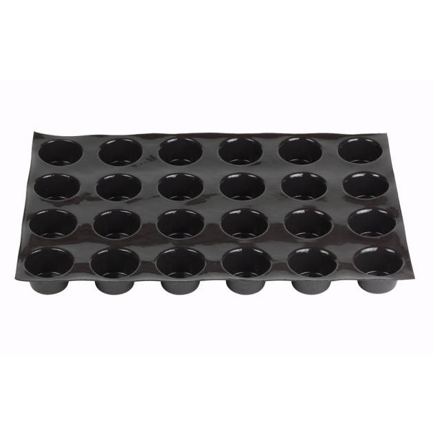 Moule Silicone 24 Muffins 8 cm x H 3.5 cm Flexipan
