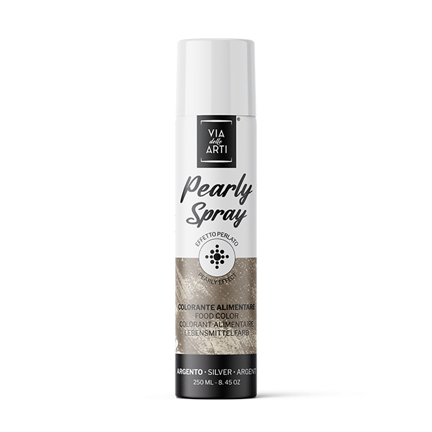 Spray Colorant Argent Effet Métallisé 250 ml Via Delle Arti
