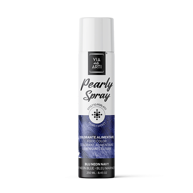 Spray Colorant Bleu Marine Effet Métallisé 250 ml Via Delle Arti