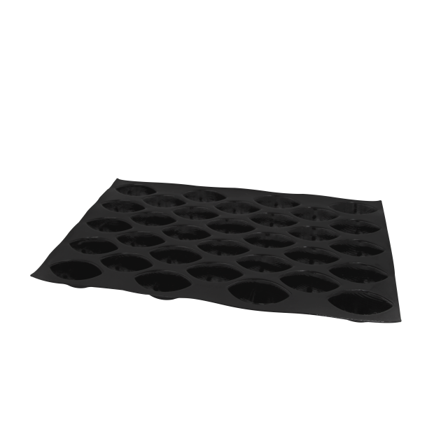 Moule Silicone 32 Quenelles allongees 8.4 x 4.4 cm Flexipan