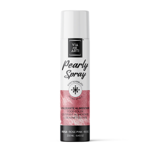 Spray Colorant Rose Effet Métallisé 250 ml Via Delle Arti