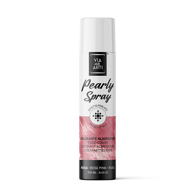 Spray Colorant Rose Effet Métallisé 250 ml Via Delle Arti