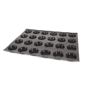 Moule Silicone 48 Tartelettes 5 cm x H 1,5 cm Flexipan Moule Silicone 48 Tartelettes 5 cm x H 1,5 cm Flexipan