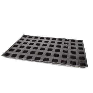 Moule Silicone 60 Carrés 3,7 cm x H 1,7 cm Flexipan Moule Silicone 60 Carrés 3,7 cm x H 1,7 cm Flexipan
