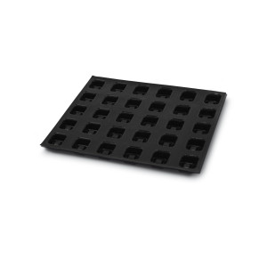 Moule Silicone 70 Savarins Carrés 3,7 cm x H 1,6 cm Flexipan Moule Silicone 70 Savarins Carrés 3,7 cm x H 1,6 cm Flexipan