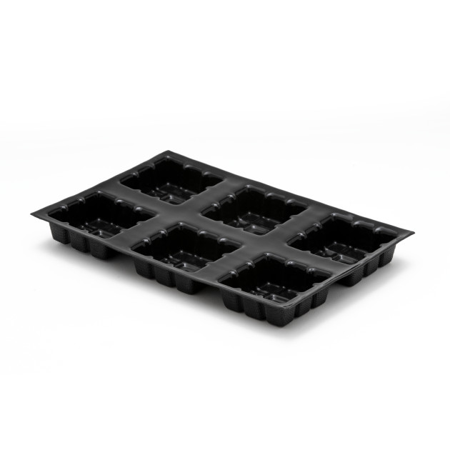 Tartelette carree 9 cubes Flexipan - Moule silicone