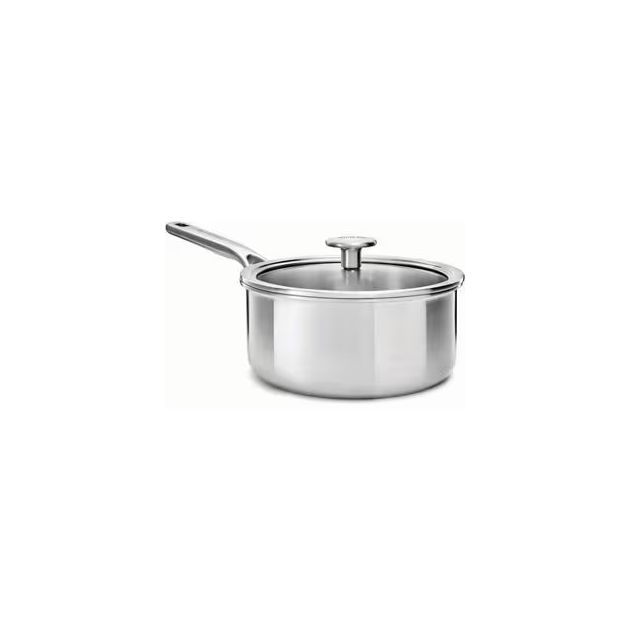 Casserole KitchenAid en acier inoxydable avec couvercle