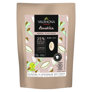 Chocolat de Couverture Blanc Amatika 35% 250g Valrhona
