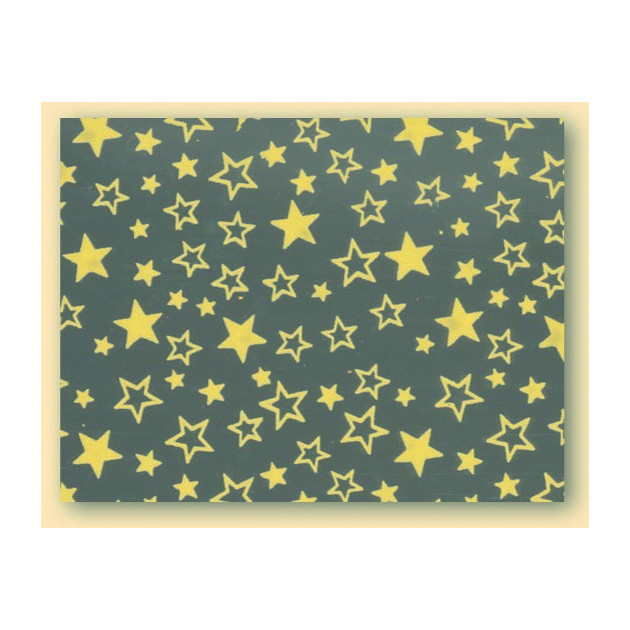 Feuilles de Transfert Chocolat Étoiles Jaunes 34 x 26,5 cm (x10) Mallard