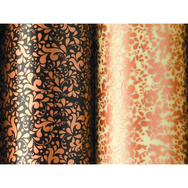 Feuilles de Transfert Chocolat Bronze Scintillant 34 x 26,5 cm (x10) Mallard