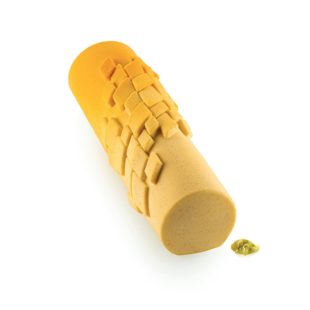 Moule Silicone Bûche Pixel 25 x 8,5 x H 7 cm Silikomart Professional