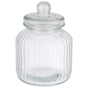 Bocal en Verre avec Couvercle Ø 17,5 x H 27 cm Mallard Bocal en Verre avec Couvercle Ø 17,5 x H 27 cm Mallard