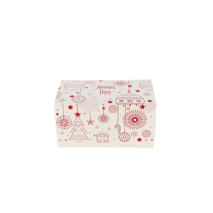 Boîte à Bûche Rouge en Fêtes 20 x 11,5 x H 10,5 cm (x25) Mallard Boîte à Bûche Rouge en Fêtes 20 x 11,5 x H 10,5 cm (x25) Mallard