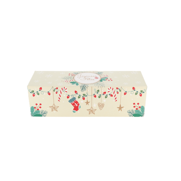 Boîte à Bûche Ho Ho Ho 25 x 11,5 x H 10,5 cm (x25) Mallard