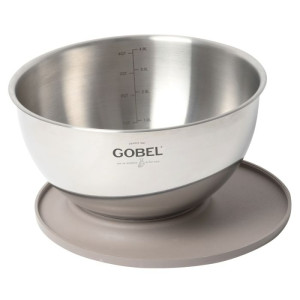 Cul de Poule Inox avec Couvercle-base Ø 24 cm Gobel