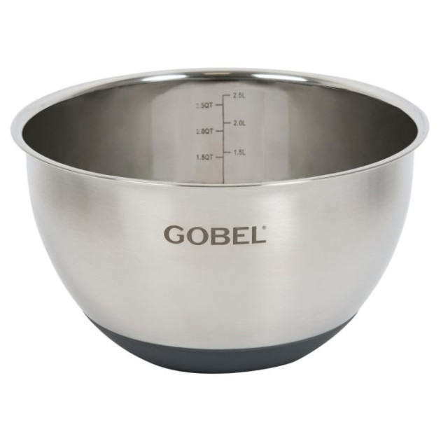 Cul de Poule Inox avec Fond Silicone Ø 20 cm Gobel