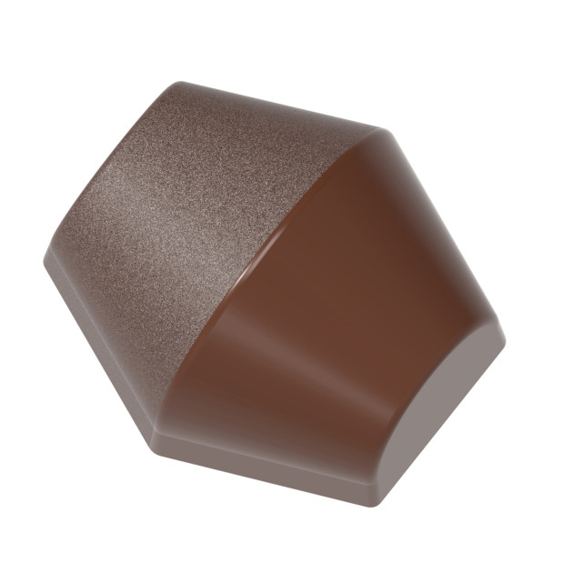 Moule Chocolat Hexagone Bombé 3,1 x 2,9 x H 1,9 cm (x21) Chocolate World