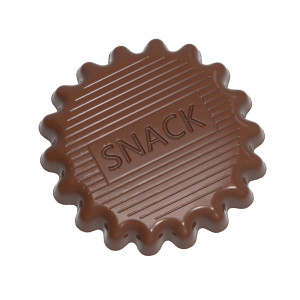 Moule Chocolat Snack Ø 5,6 x H 0,7 cm (x8) Chocolate World