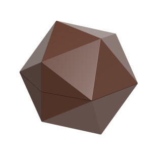 Moule Chocolat Dé à Facettes 2,8 x H 1,4 cm (x24) Chocolate World Moule Chocolat Dé à Facettes 2,8 x H 1,4 cm (x24) Chocolate World