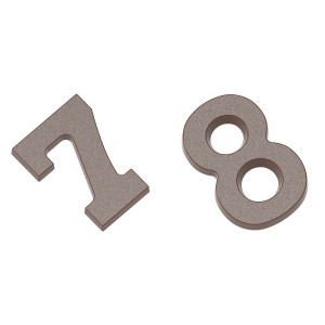 Moule Chocolat Chiffres Sept et Huit 14 x 10 x H 1,4 cm (x2) Chocolate World