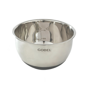 Cul de Poule Inox avec Fond Silicone Ø 16 cm Gobel Cul de Poule Inox avec Fond Silicone Ø 16 cm Gobel
