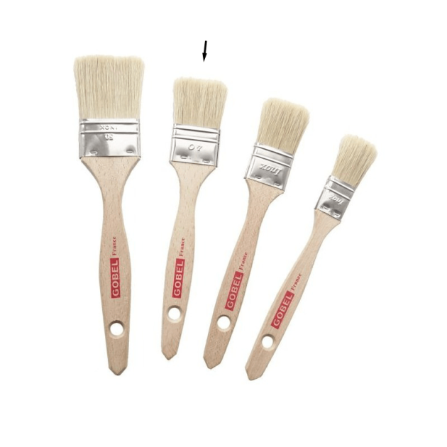 Visualisation Ensemble Collection Pinceau Pâtisserie Bois Gobel