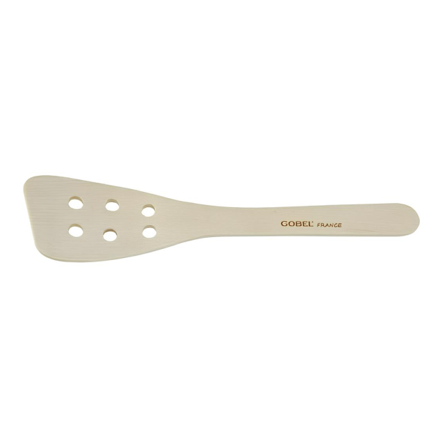 Spatule en Bois Galbée à Trous 30 cm Gobel