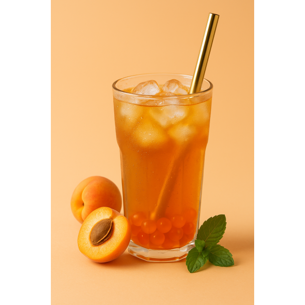 Perles Bubble Tea Abricot