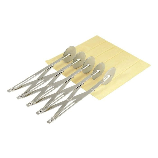 Diviseur à Pâtes Bicyclette 5 Roulettes Inox Gobel