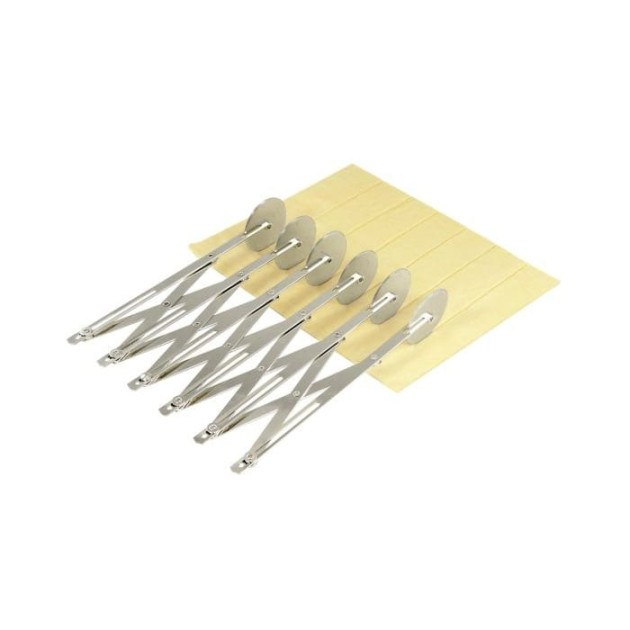 Diviseur à Pâtes Bicyclette 6 Roulettes Inox Gobel