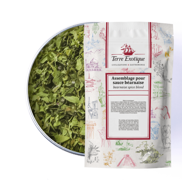 DLUO Dépassée Épices pour Sauce Béarnaise 250 g Terre Exotique