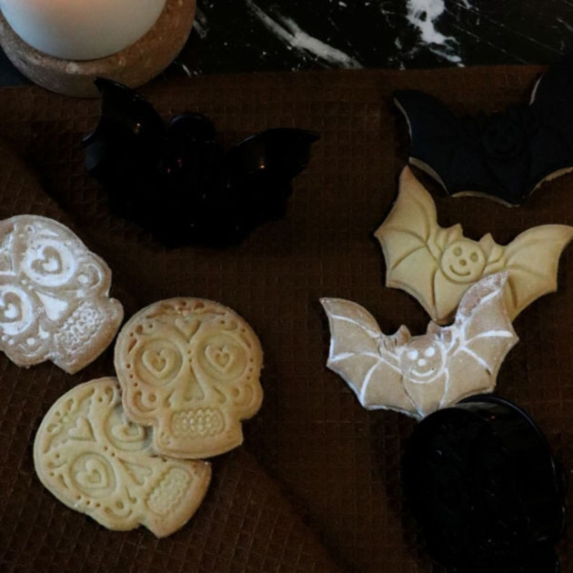 Scrapcooking Emporte-Pièce Crâne et Chauve-souris Scrapcooking Emporte-Pièce Crâne et Chauve-souris