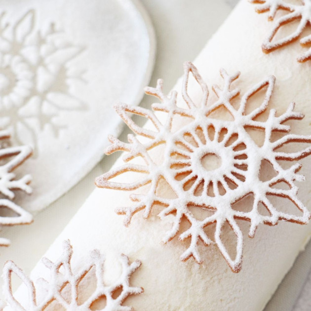 Moule en Silicone Flocons