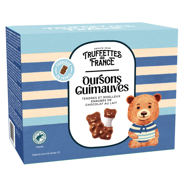 Ourson Guimauve Chocolat au Lait 200 g Truffettes de France