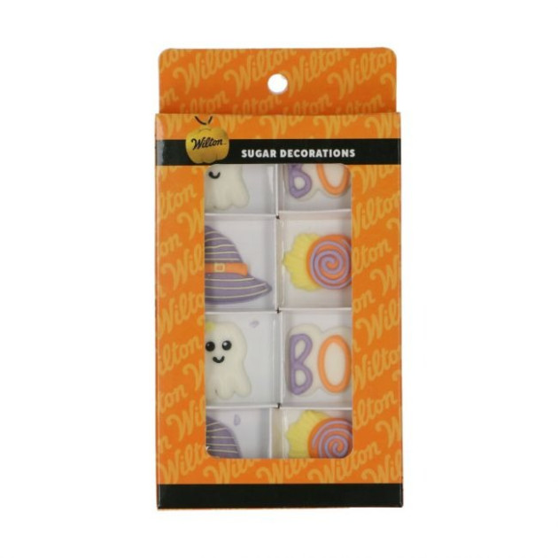 Décors en Sucre Halloween Mignon (x8) Wilton