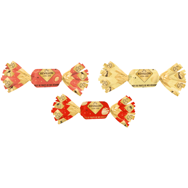 Papillotes Pâte de Fruit 4,6 kg Révillon