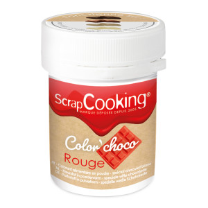 Colorant Alimentaire en Poudre Liposoluble Rouge 5g Color'Choco Scrapcooking Colorant Alimentaire en Poudre Liposoluble Rouge 5g Color'Choco Scrapcooking