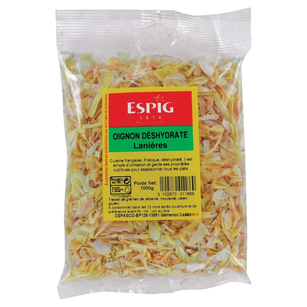 Oignons Blancs Lanières 1 kg Espig