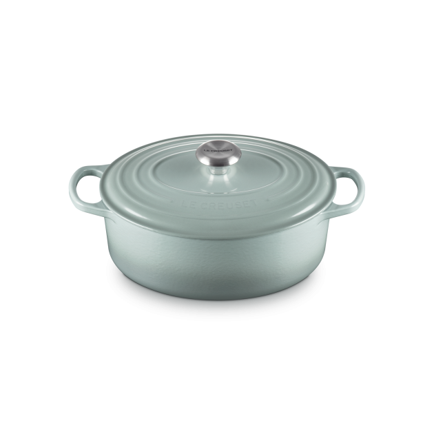 Cocotte en Fonte Ovale 29 cm Sea Salt Le Creuset Signature