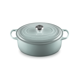 Cocotte en Fonte Ovale 31 cm Sea Salt Le Creuset Signature
