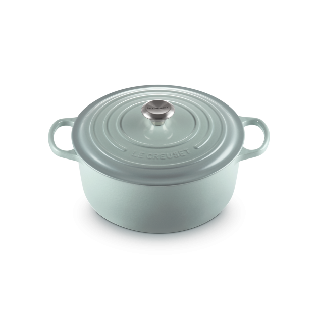 Cocotte en Fonte Ronde 28 cm Sea Salt Le Creuset Signature