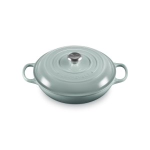 Faitout Sea Salt en Fonte avec Intérieur Sable 30 cm Le Creuset Signature Faitout Sea Salt en Fonte avec Intérieur Sable 30 cm Le Creuset Signature